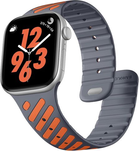Bandletic Magnetic Silicone Watchband Compatible with Apple Watch for Men in Kuwait