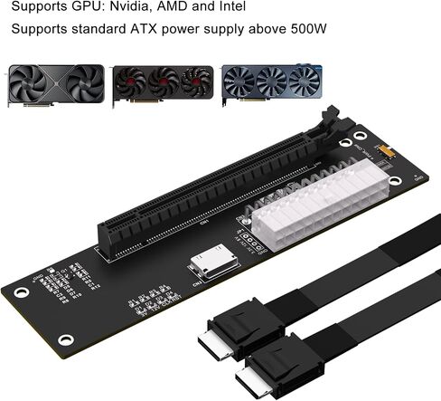 OCuLink eGPU Extrenal Graphics Cards DOCK, PCIe 4.0 x4 64Gbps Bandwidth in Kuwait
