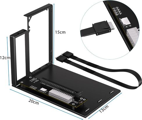 OCuLink eGPU Extrenal Graphics Cards DOCK, PCIe 4.0 x4 64Gbps Bandwidth in Kuwait