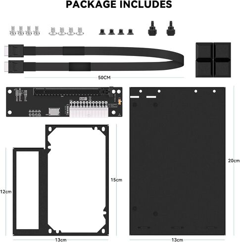 OCuLink eGPU Extrenal Graphics Cards DOCK, PCIe 4.0 x4 64Gbps Bandwidth in Kuwait