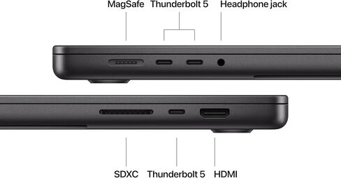 Apple 14-inch MacBook Pro: M5 Pro chip w 18-core CPU - 20-core GPU, 64GB, 2TB, Space Black in Kuwait