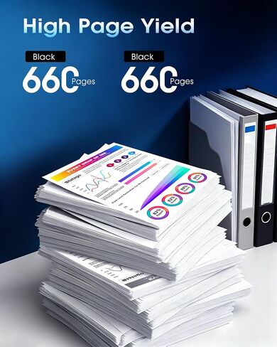 62XL Ink Cartridges Black for HP Ink 62 Black for HP 62XL Black Ink 2 Pack in Kuwait