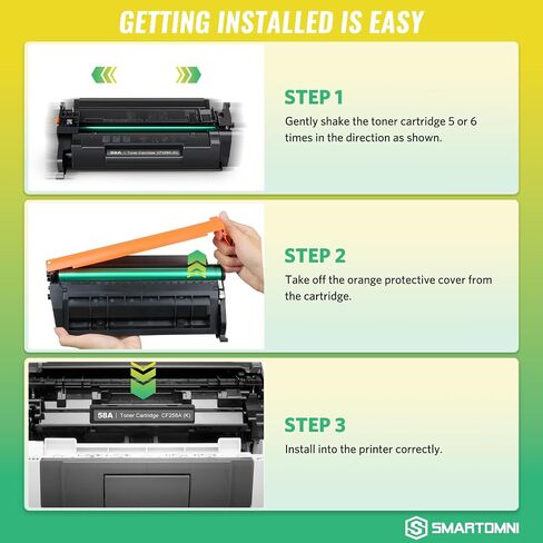 58A CF258A Toner Cartridge Black Compatible for HP 58A 2 Pack (with Chip) in Saudi Arabia