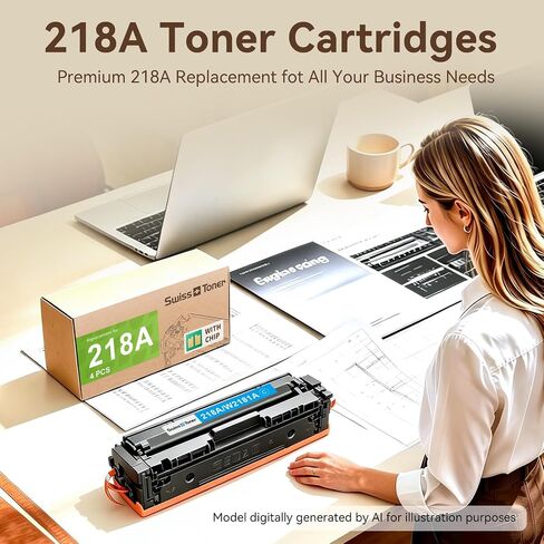خراطيش حبر 218A متوافقة مع HP Color LaserJet Pro MFP 3301fdw in Kuwait