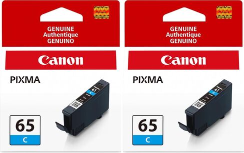 Canon CLI-65 Genuine Cyan Ink Tank, Compatible with PIXMA PRO-200, and PIXMA PRO-200S Printers in Saudi Arabia