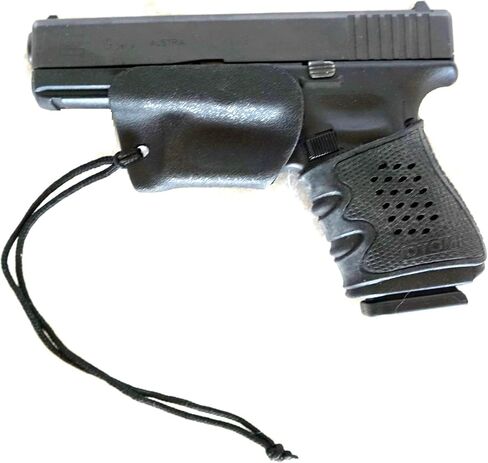 حافظة حماية للزناد باللون الأسود مع حبل باراكورد - غطاء أمان للجيب البسيط لـ Glock وRuger وSmith and Wesson وSpringfield وTaurus وSig والمزيد in Kuwait