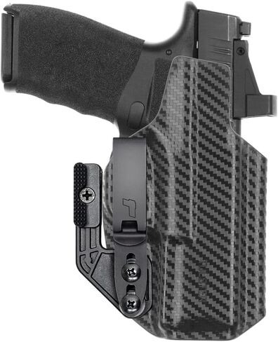 Tulster Oath IWB Kydex Holster fits: Springfield Armory Hellcat Pro | Optic Compatible Inside the Waistband Appendix Concealed Carry in Saudi Arabia
