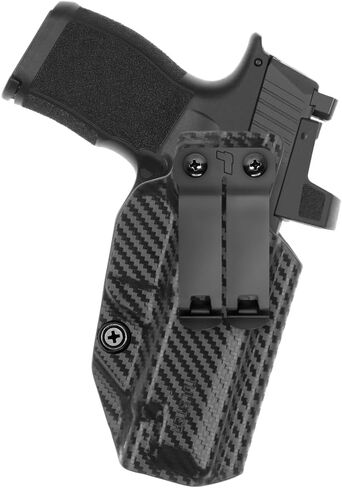 Tulster IWB Profile+ Kydex Holster in Right Hand fits: Sig P365XL | Optic Compatible Inside the Waistband Appendix Concealed Carry in Saudi Arabia