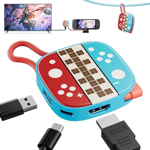 Portable TV Adapter Dock for Nintend0 Switch/Steam Deck/MaBook in Saudi Arabia