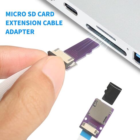 10cm / 3.9in Micro SD Extension Cable, for Raspberry Pi, 2Pack in Kuwait