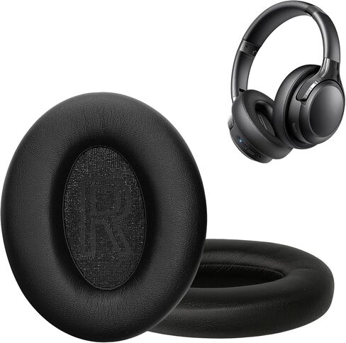 kwmobile Ear Pads Compatible with BERIBES WH305 Earpads - 2X Replacement for Headphones - Black in Saudi Arabia