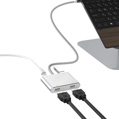USB C to Dual HDTV Adapter, 4K@60Hz USB C Hub in Kuwait