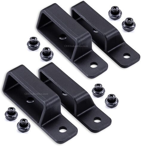 HolsterSmith Universal Holster Mounting Loops - OWB Angled Belt Loops - (Tactical Black) - (Fits Up to 2.00in Belts) - (Select Quantity Below) in Saudi Arabia