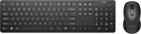 Staples TECH Wireless Keyboard and Optical Mouse Combo, Black in Saudi Arabia