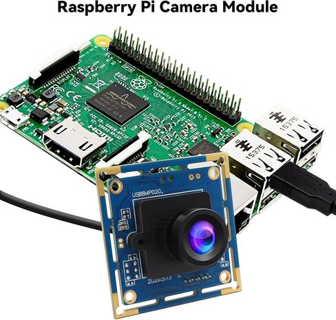 8MP USB Camera Module, Webcam Board with 90-Degree No Distortion Lens in Kuwait