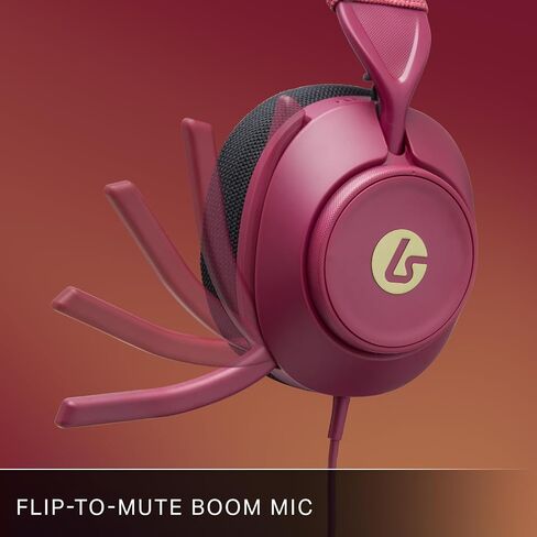 LucidSound LS10X Gen 2 Wired Gaming Headset for Xbox Series X|S - Ruby, Officially Licensed, Comfortable with Quick Controls, Mute Flip-Up Mic Sound in Kuwait