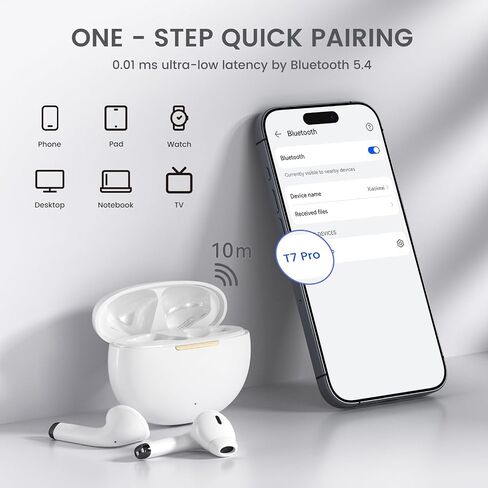 Wireless Earbuds for Samsung Galaxy Ultra Comfort Bluetooth 5.4 Headphones in Saudi Arabia