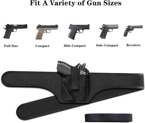 Shoulder Holster for Concealed Carry, Universal Underarm Gun Holster for Men and Women, Left/Right-Handed Available Chest Holster Fits Subcompact and Compact Pistols Glock 19 26 42 43 Ruger LCP, LC9 in Saudi Arabia