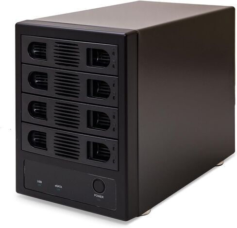 HomeStock 4 Bay Enclosure for 3.5" / / Hard Disk Drives - USB 3.0 & eSATA in Kuwait