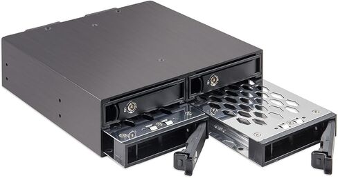 HomeStock 4-Bay 2.5 inch SSD HDD Enclosure - Metal Drive Case for Flexible Storage Systems in Kuwait