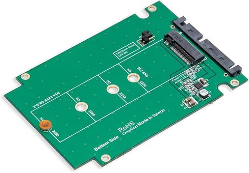 HomeStock 2.5 inch to M.2 (NGFF) SSD Enclosure Adapter, High-Speed Solid State Drive Converter in Kuwait