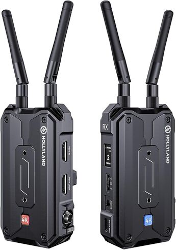 Hollyland Pyro H Wireless HDMI Video Transmission System, Dual-Band 4K30/1080p60 1300ft Los Range 60ms Latency, Up to 4 Receiver, Smart Channel Scan, UVC Live Stream (1TX+1RX) in Kuwait