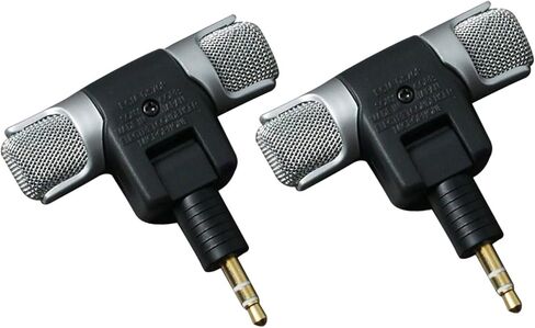 2pcs Portable Computer Microphone 3.5mm Black Clip on Laptop PC in Kuwait