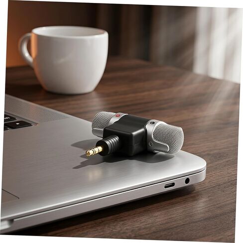 2pcs Portable Computer Microphone 3.5mm Black Clip on Laptop PC in Kuwait