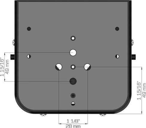 BZB GEAR Universal PTZ Camera Ceiling Mount (Black) - BG-UCM-B in Saudi Arabia