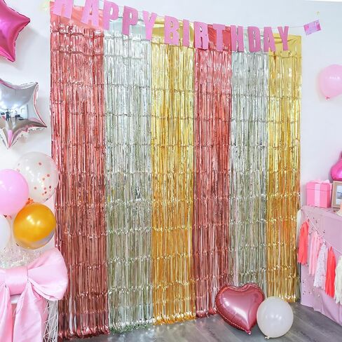 Menstarsi Cowboy Foil Fringe Curtains Bear Themed Brown Backdrop, 2 Pack in Saudi Arabia