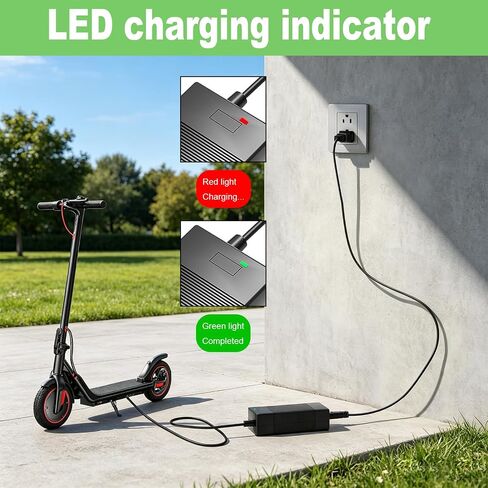 42V 2A Charger for iScooter 36V Lithium-ion Battery Compatible with iScooter i9, i9 Pro, i8, i8L, 1S and isinwheel U1, M10, S9 Pro, S9 Max Power Adapter Cord in Kuwait