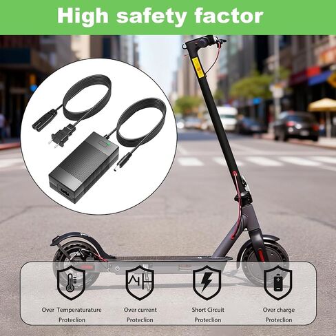 42V 2A Charger for iScooter 36V Lithium-ion Battery Compatible with iScooter i9, i9 Pro, i8, i8L, 1S and isinwheel U1, M10, S9 Pro, S9 Max Power Adapter Cord in Kuwait