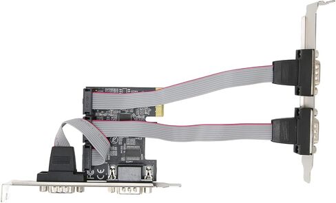 PCIE Expansion Card Reliable 4 RS232 Serial Ports Adapter Card for Industrial PCs, PCI Express X1 Compatible, 1 Pc in Kuwait