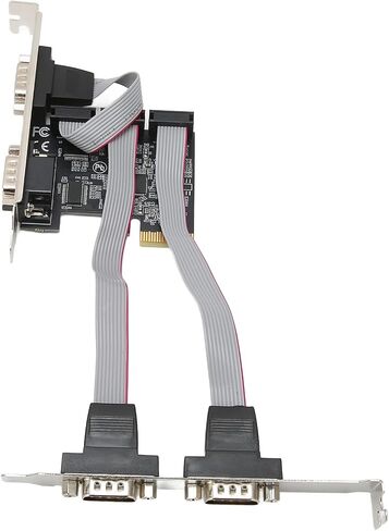 PCIE Expansion Card Reliable 4 RS232 Serial Ports Adapter Card for Industrial PCs, PCI Express X1 Compatible, 1 Pc in Kuwait