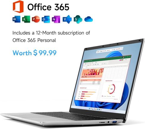 15.6 Inch FHD Laptop,4GB RAM 128GB Storage Expandable 512GB,5205U Processor in Saudi Arabia