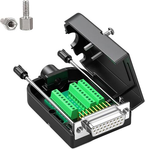 DB26 Solderless Terminal Board Module, Needle Female, B Female in Saudi Arabia