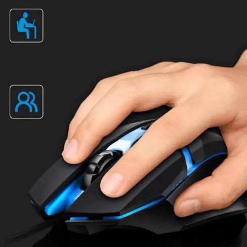 Gaming Mouse Wired with RGB Backlit for Gamer Laptop PC Mac Computer in Saudi Arabia