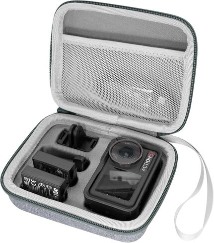 REYGEAK Carrying Case for DJI Osmo Action 5 Pro, Portable Compact Bag for DJI Action 4/3, Waterproof Storage Case in Kuwait