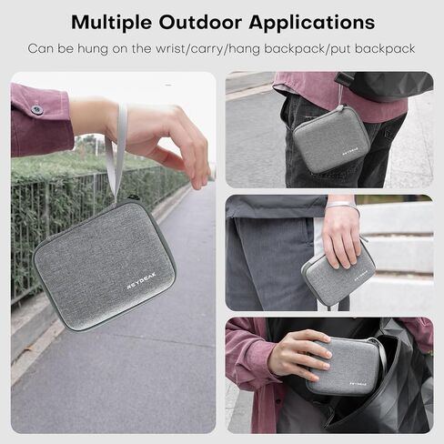 REYGEAK Carrying Case for DJI Osmo Action 5 Pro, Portable Compact Bag for DJI Action 4/3, Waterproof Storage Case in Kuwait