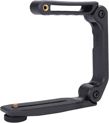 Camera Handle Stabilizer with Foldable Design Comfortable Grip for Filming Video At Home or Outdoor Events in Kuwait