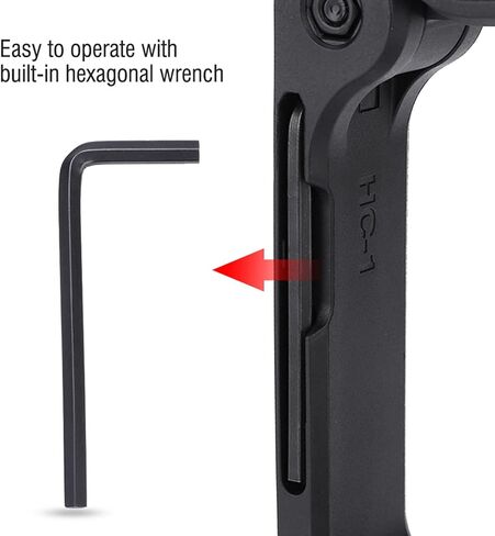 Camera Handle Stabilizer with Foldable Design Comfortable Grip for Filming Video At Home or Outdoor Events in Kuwait