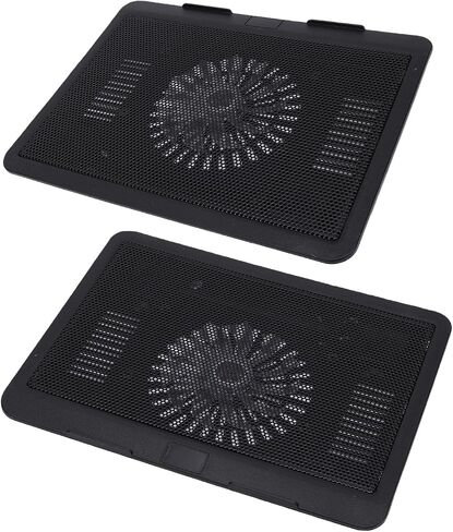 Fockety Laptop Cooling Pad, USB Powered Non Slip Laptop Cooler Cooling Pad with Silent Fan, Ergonomic Stand Portable Cooler for Desk Notebook Gaming in Kuwait