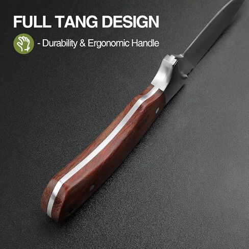 Swiss+Tech 3-Piece Hunting Knife Set Full Tang Bowie Gut Hook with Sheath in Kuwait