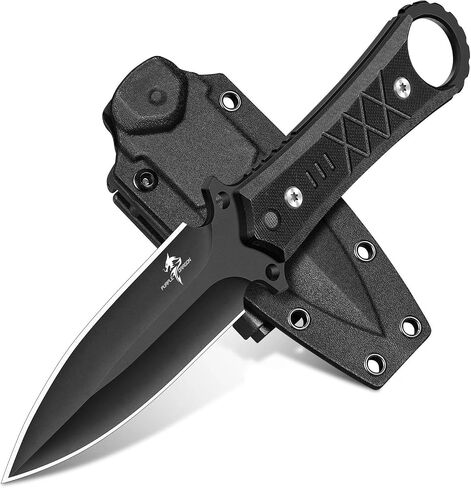 Purple Dragon D2 Steel Tactical Fixed Blade Knife with Sheath in Kuwait