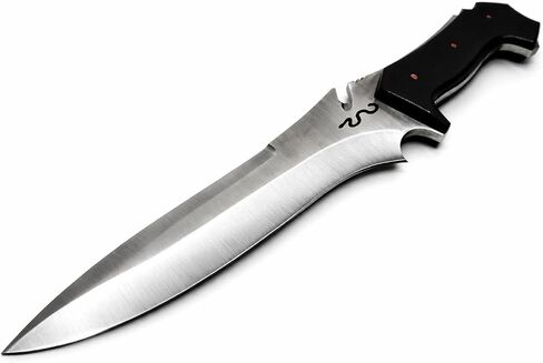 RE4 Jack Krauser Knife Replica – Handmade 5160 Spring Steel Hunting & Tactical Knife – Micarta Handle with Leather Sheath – Gift for Gamers & Knife Collectors in Kuwait