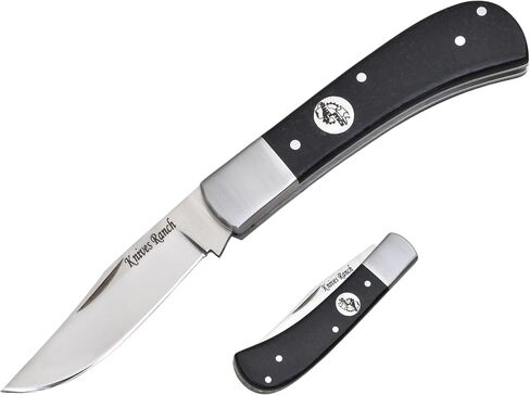 Knives Ranch Handmade Traditional Pocket Knife - Slip Joint - D2 Steel - 59 Hardness - Micarta Handle - Great Choice for EDC, Hunting, Camping & Outdoors in Saudi Arabia