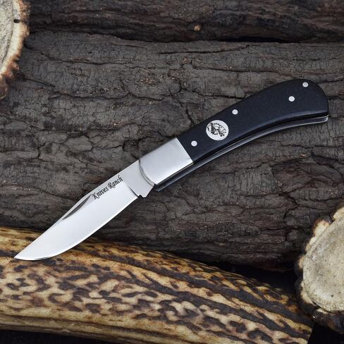 Knives Ranch Handmade Traditional Pocket Knife - Slip Joint - D2 Steel - 59 Hardness - Micarta Handle - Great Choice for EDC, Hunting, Camping & Outdoors in Saudi Arabia