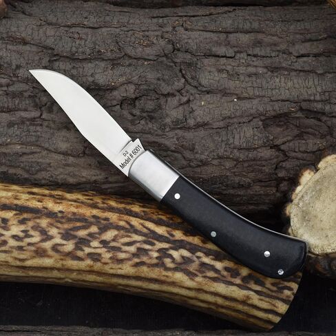 Knives Ranch Handmade Traditional Pocket Knife - Slip Joint - D2 Steel - 59 Hardness - Micarta Handle - Great Choice for EDC, Hunting, Camping & Outdoors in Saudi Arabia