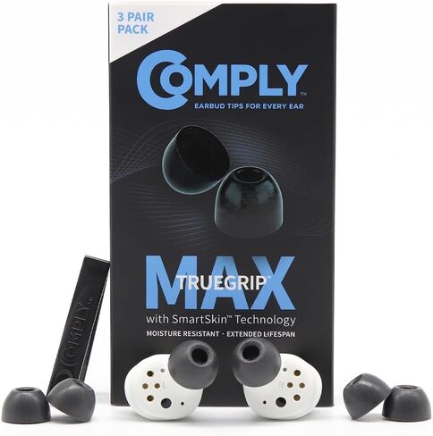 Comply TrueGrip MAX Premium Memory Foam Replacement Ear Tips in Kuwait