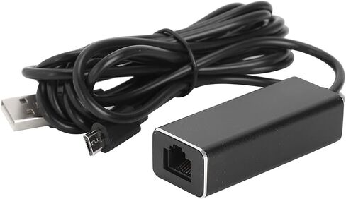 Micro USB to RJ45 Network Adapter Reliable 10/100Mbps Connection for TV Sticks with Power Supply Feature in Kuwait